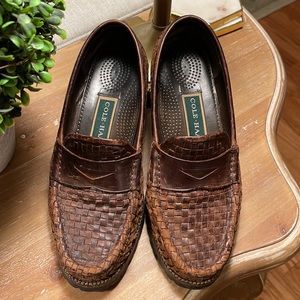 Cole Haan women’s basket weave loafers